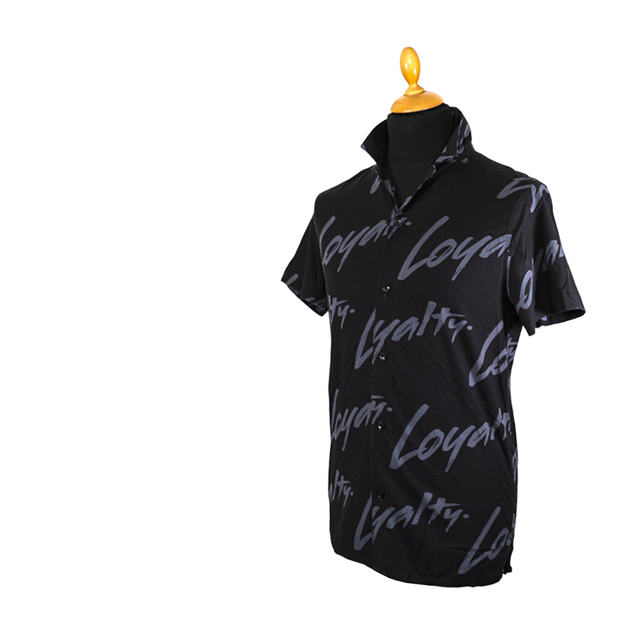 BLACK SQUAD Aloha Shirt