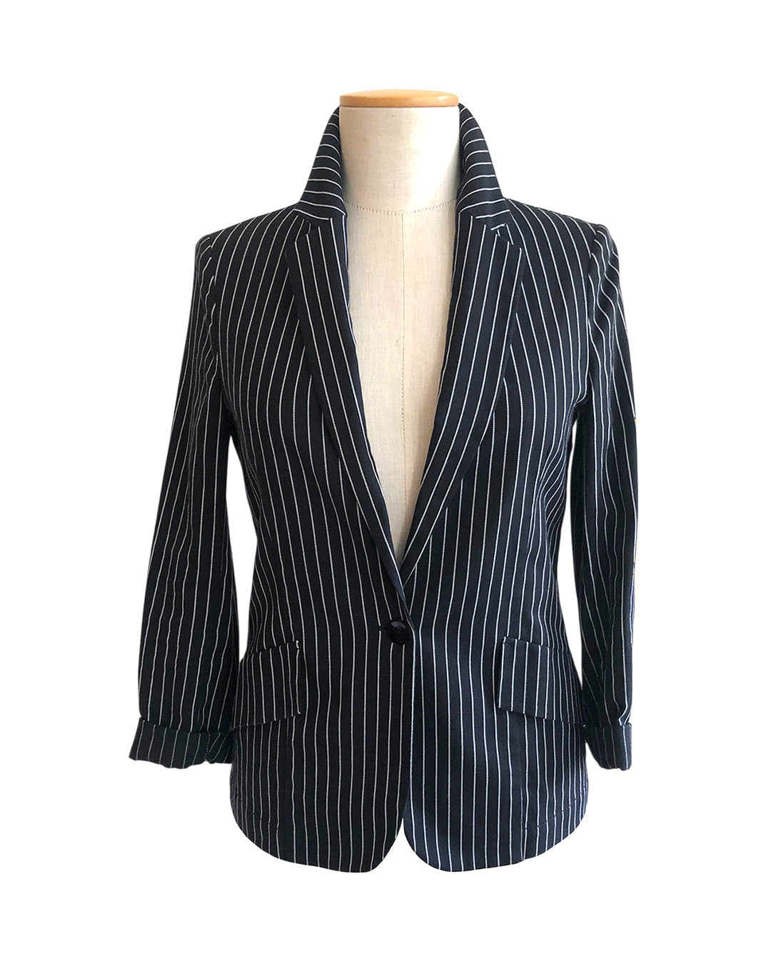 CARLA G. Blazer in Cotone e Elastan