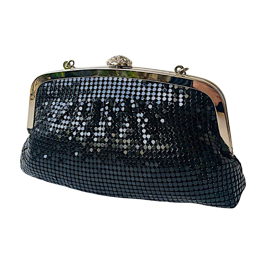 VINTAGE UNSIGNED Clutch in Maglia Metallica