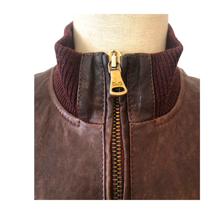 DOLCE&GABBANA Chiodo in Pelle