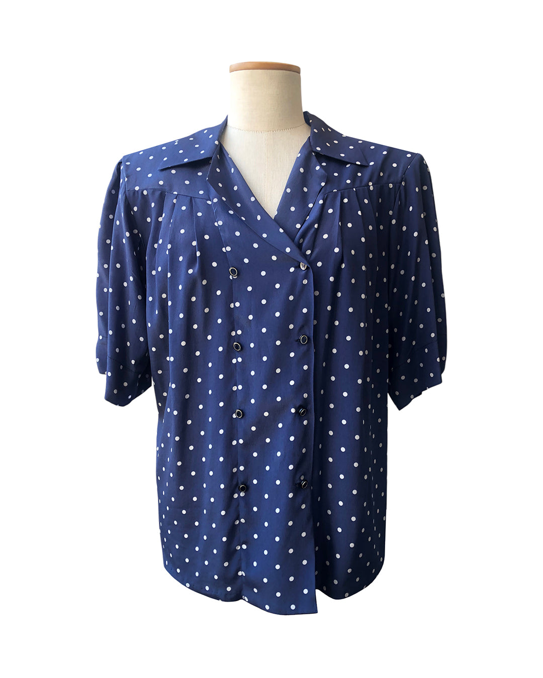 VINTAGE UNSIGNED Camicia in Seta