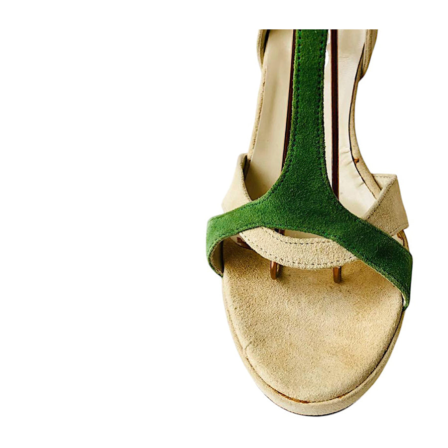 VINTAGE UNSIGNED T-strap Sandal