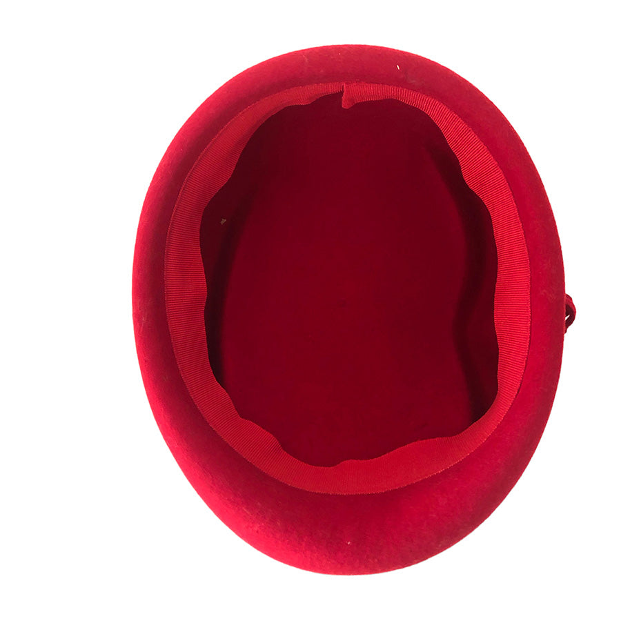 VINTAGE UNSIGNED Cappello in Panno