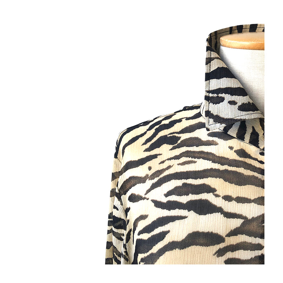 VINTAGE UNSIGNED Camicia in Viscosa