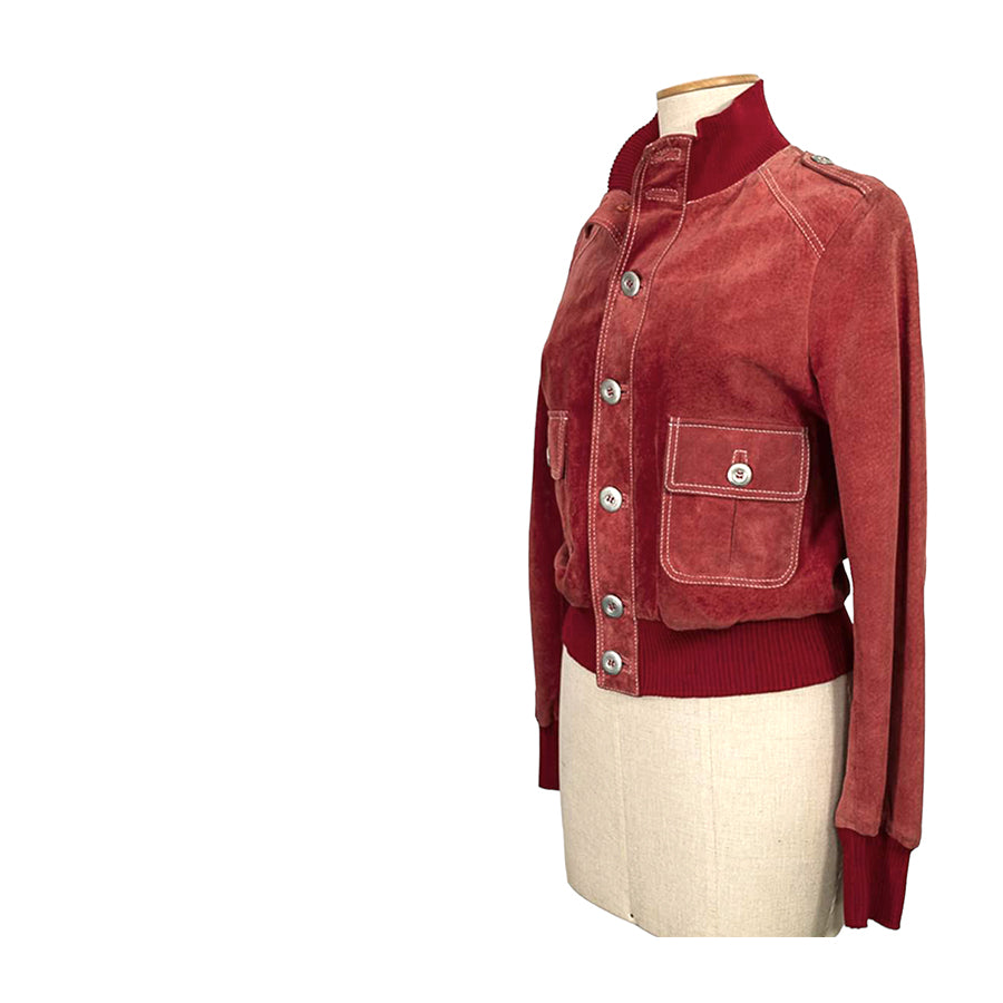 BELFE Bomber in Suede