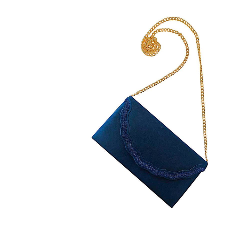 VINTAGE UNSIGNED Pochette con Catena