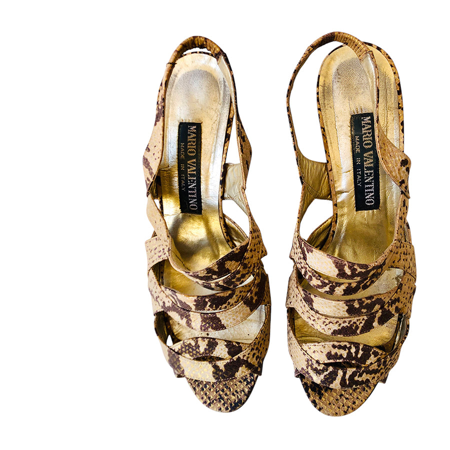 MARIO VALENTINO Sandali in Rettile