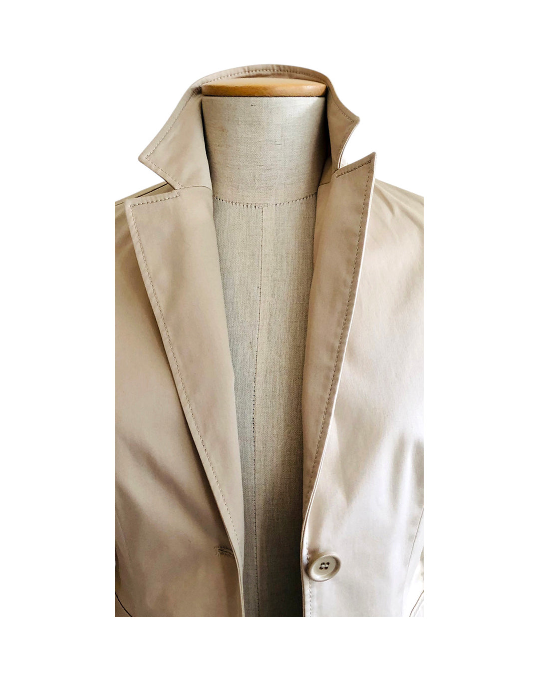 CARLA G. Blazer in Cotone e Elastan