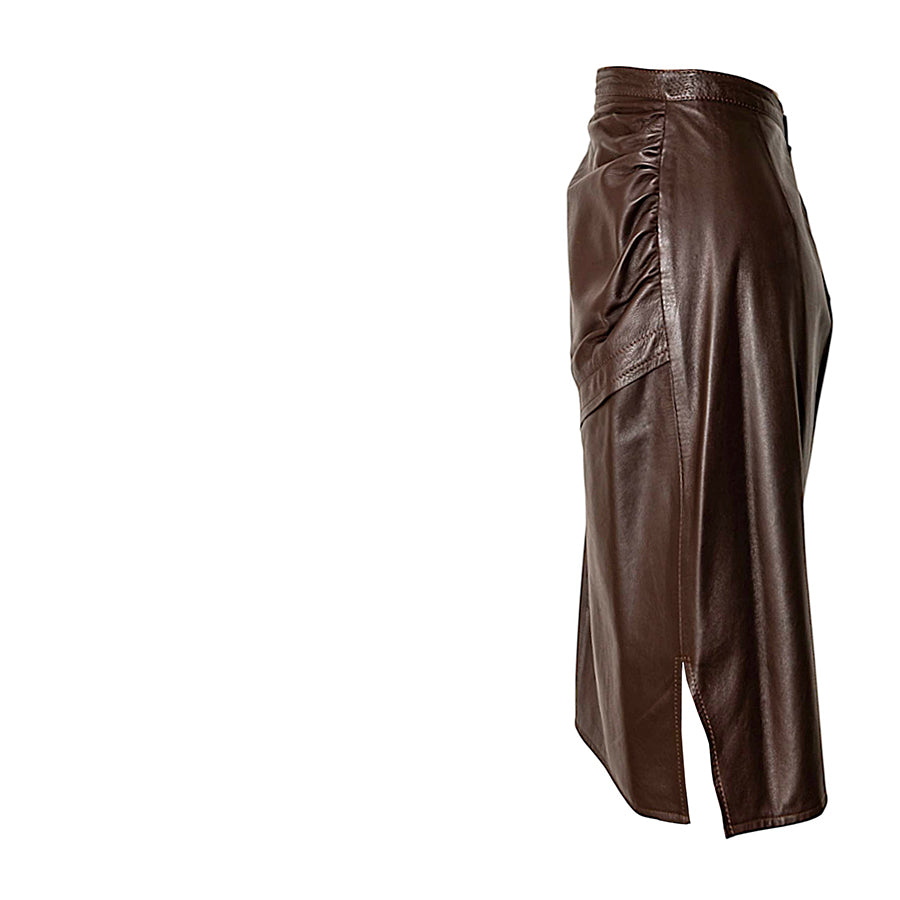 VINTAGE UNSIGNED Gonna in Pelle