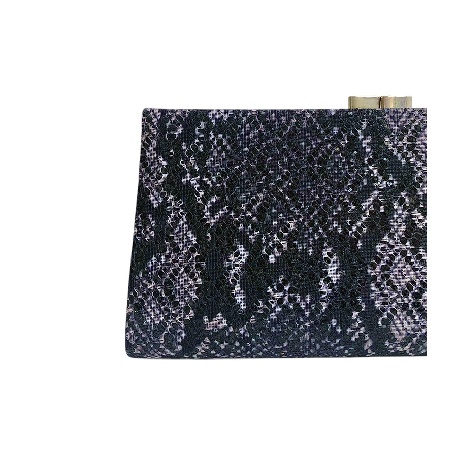 VINTAGE UNSIGNED Pochette con Catena