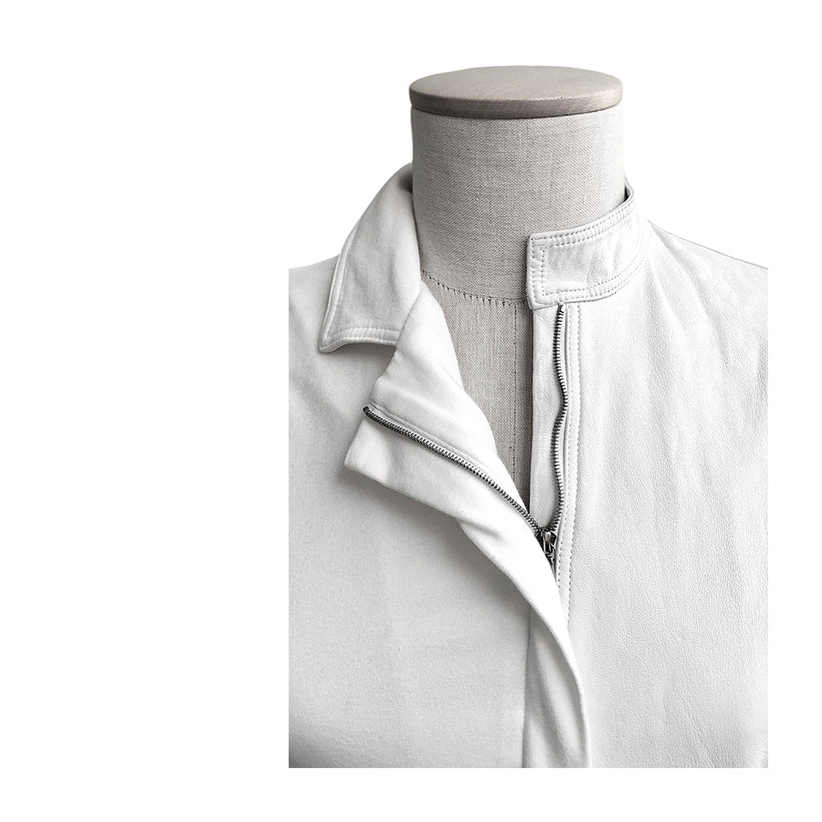 LIVIANA CONTI Giacca in Jersey e Ecopelle