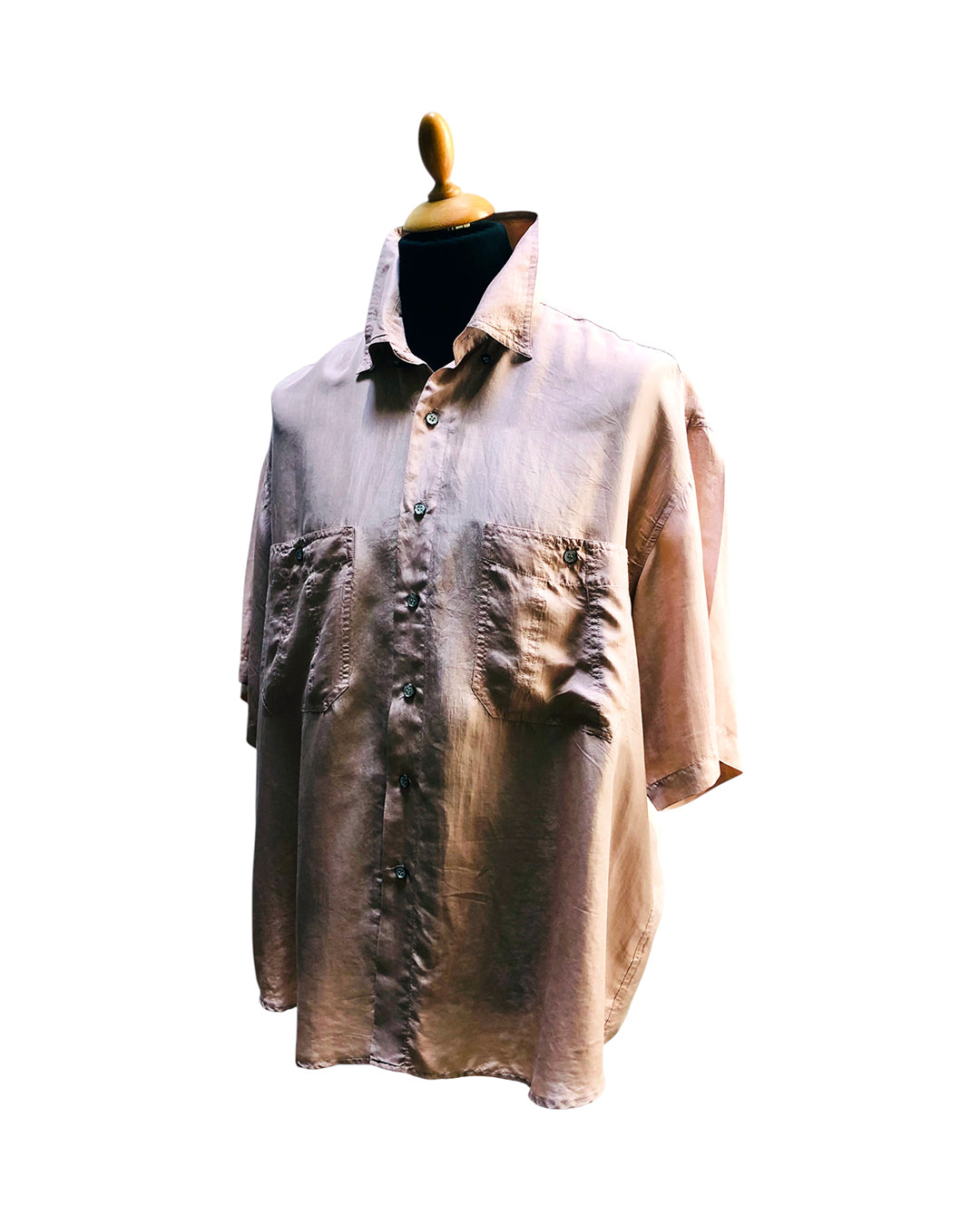 VINTAGE UNSIGNED Camicia in Seta