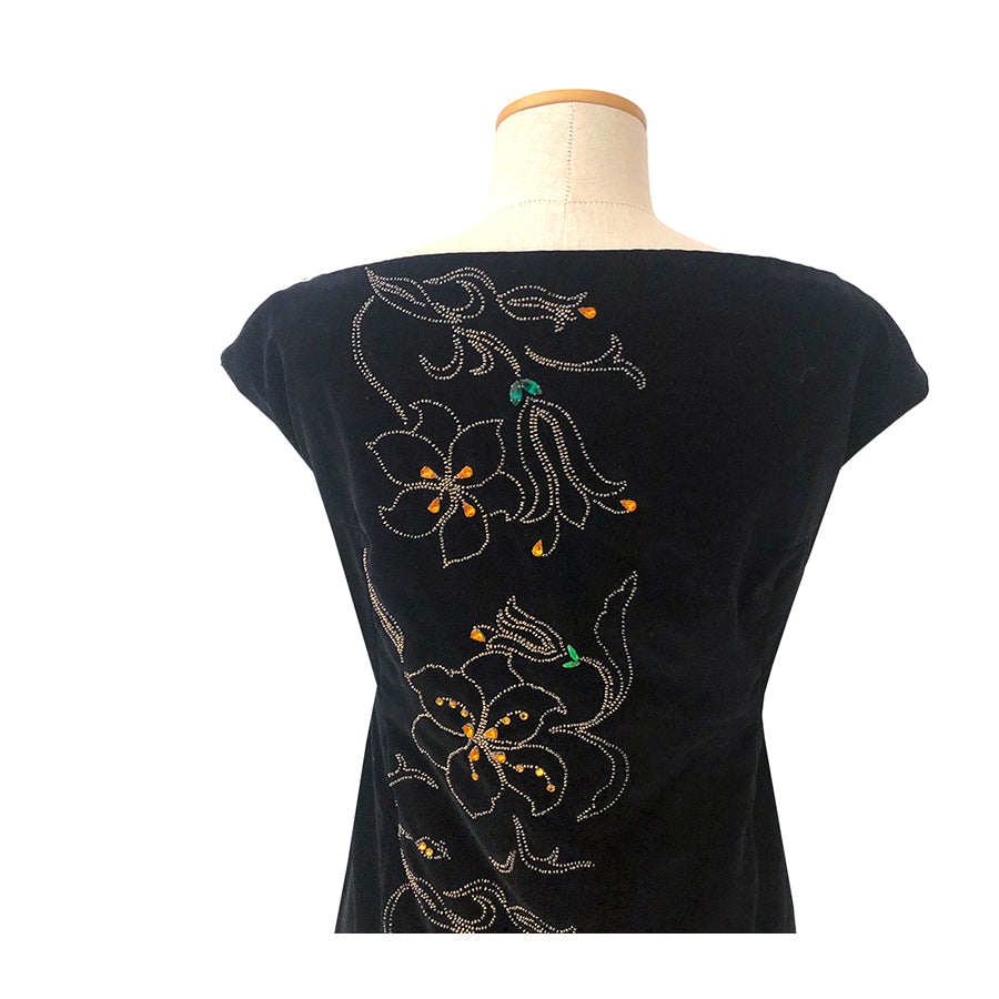 VINTAGE SARTORIALE Tubino in Velluto