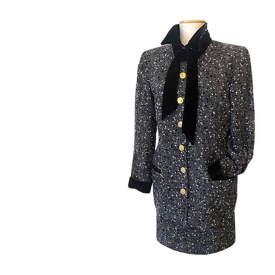 EMANUEL UNGARO Completo in Lana Bouclè