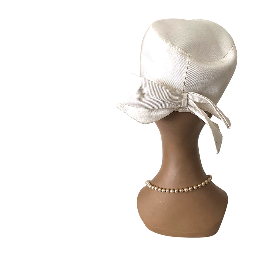 VINTAGE UNSIGNED Pillbox in Tessuto