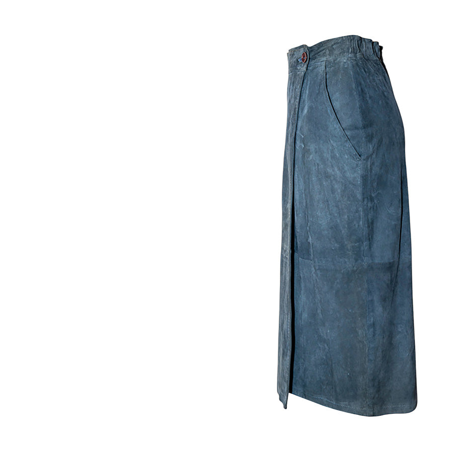 PANCALDI Gonna in Camoscio