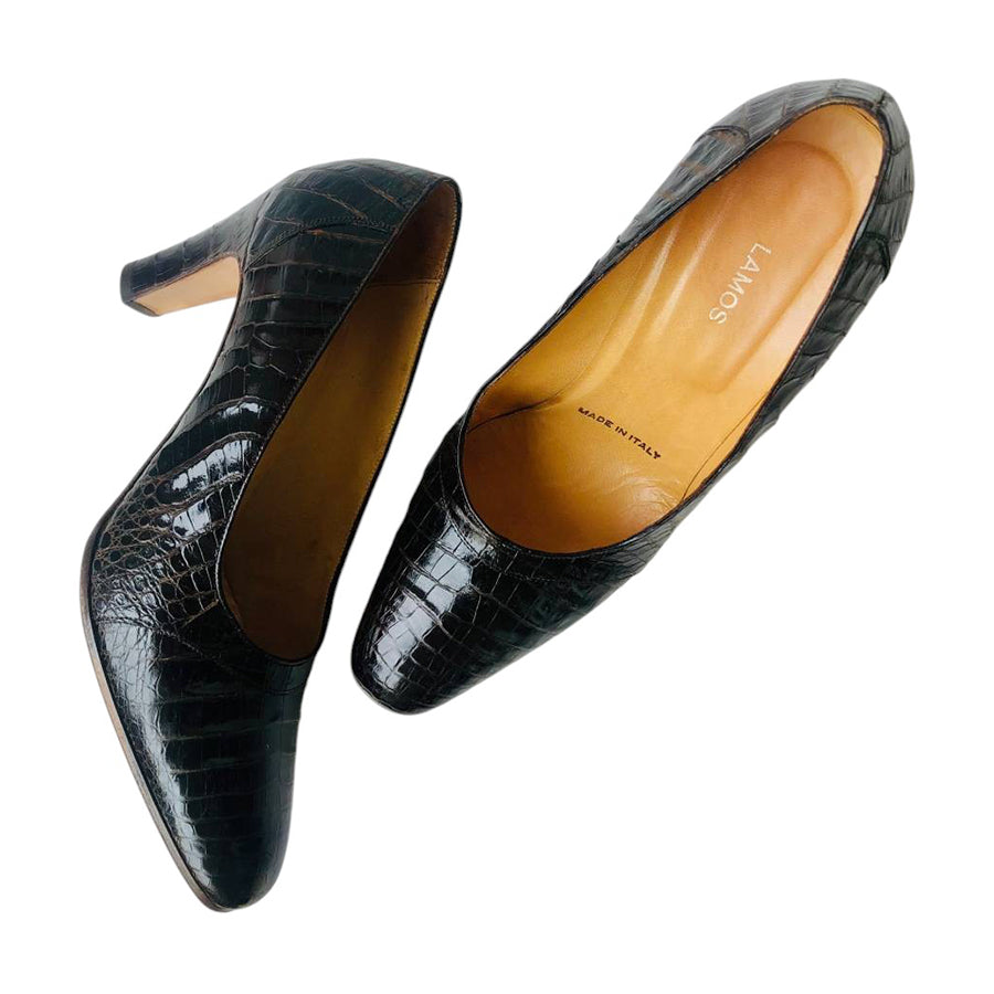 LAMOS Décolleté in Rettile