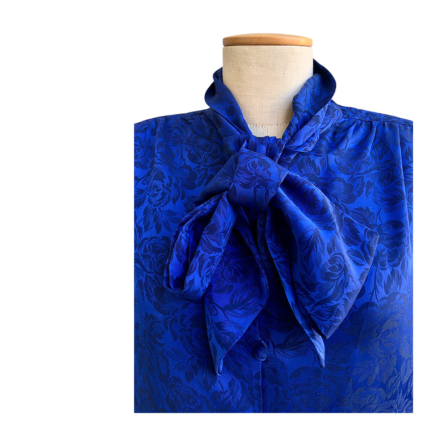 VINTAGE UNSIGNED Camicia in Seta