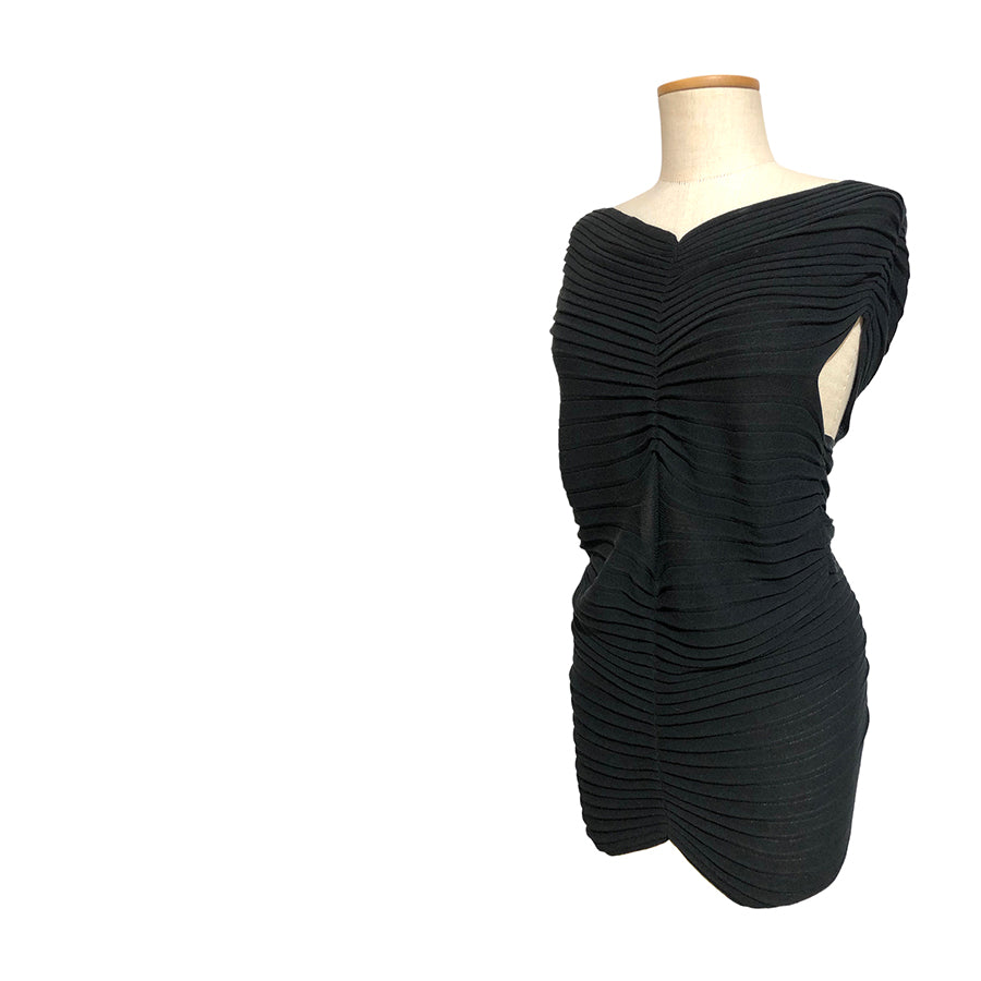 SPORTMAX Bustier/Top in Maglina Plissè