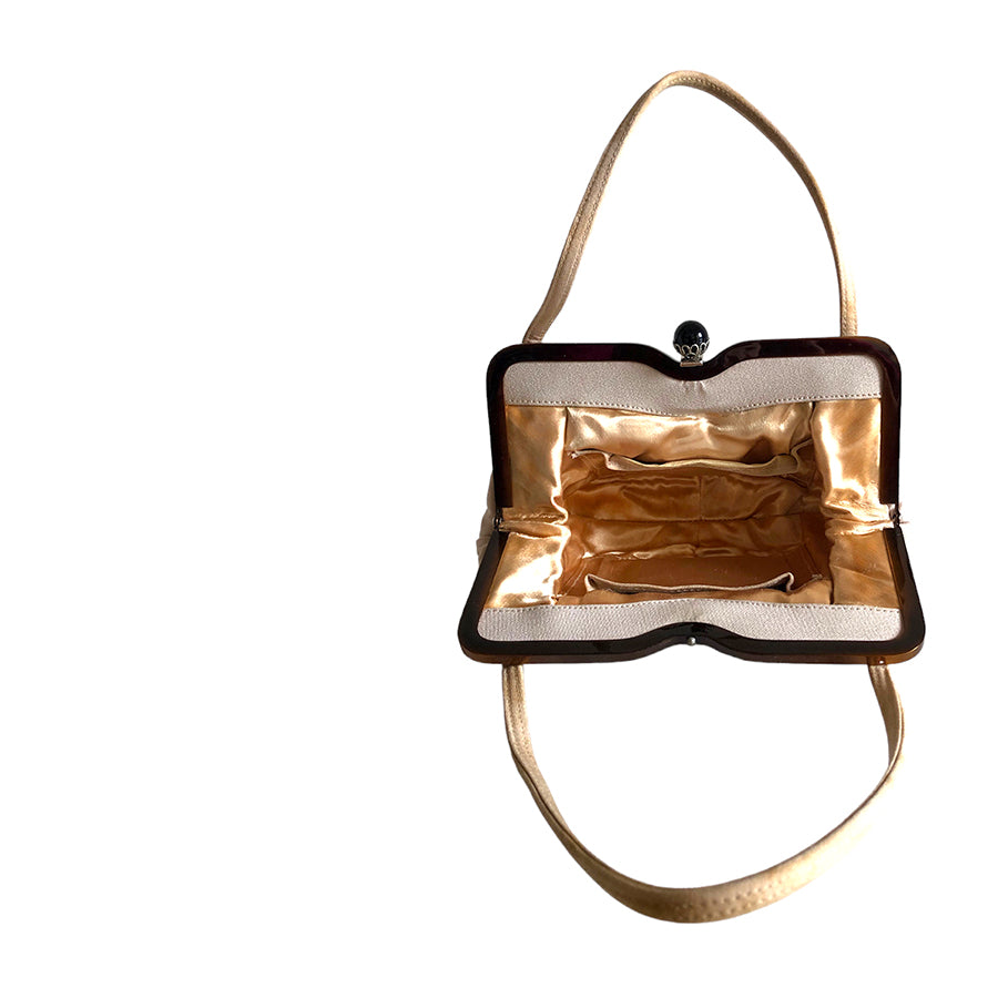 VINTAGE UNSIGNED Handbag in Tessuto