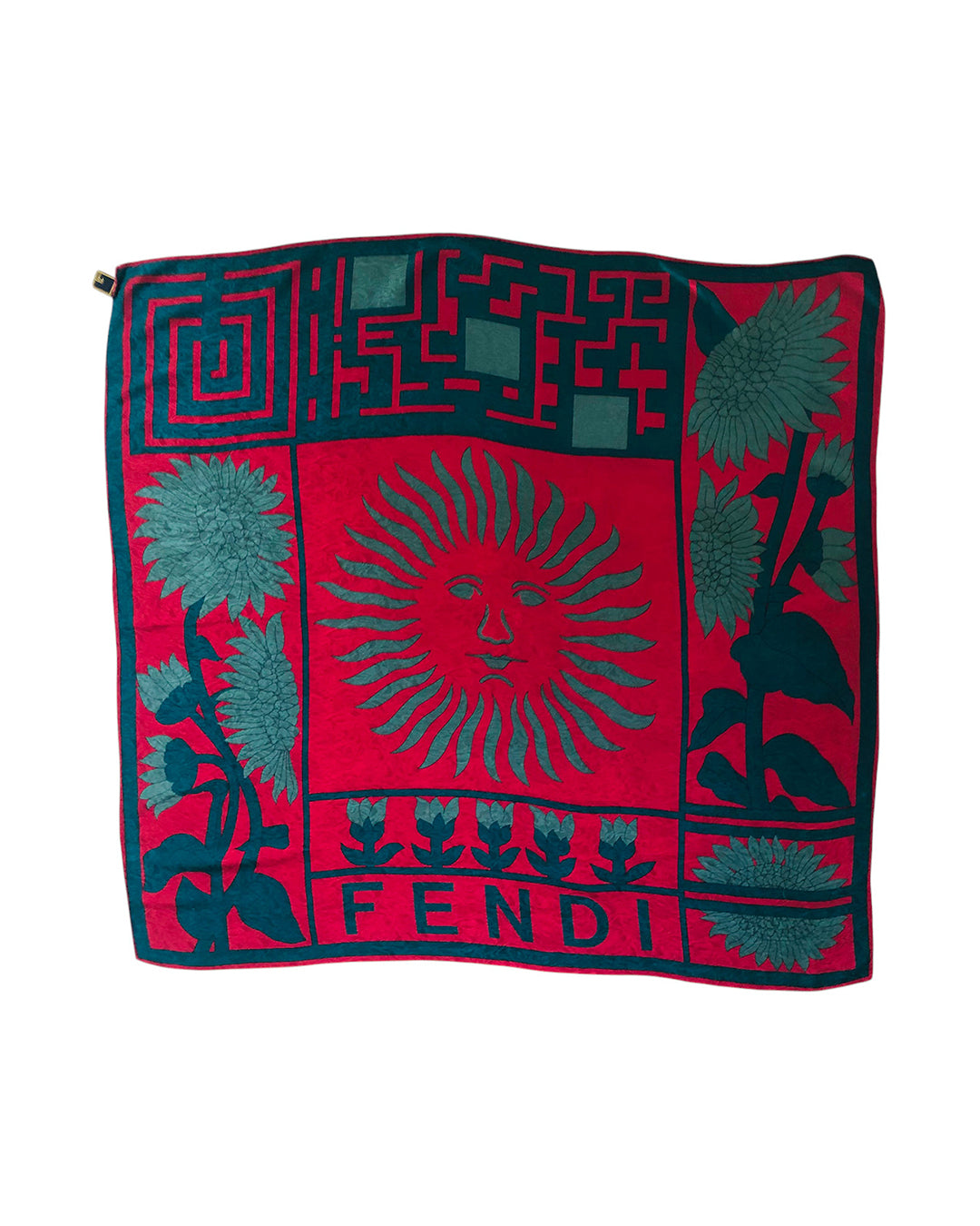 FENDI Maxi Foulard in Seta