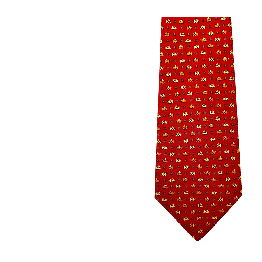 SALVATORE FERRAGAMO Cravatta in Seta Pura