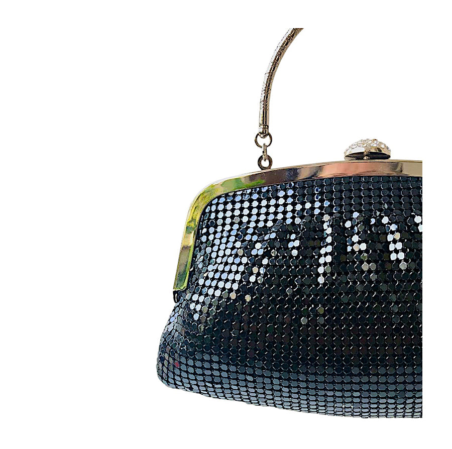 VINTAGE UNSIGNED Clutch in Maglia Metallica