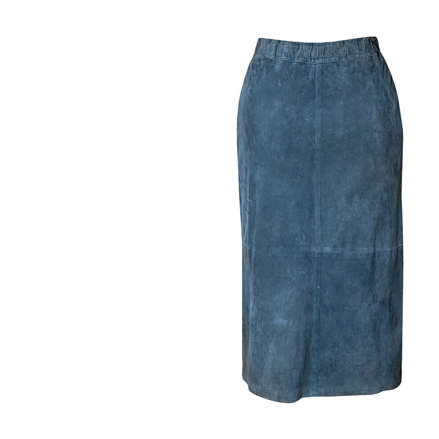 PANCALDI Gonna in Camoscio