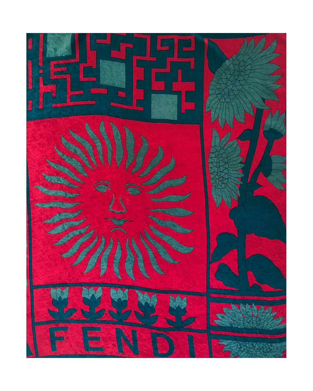 FENDI Maxi Foulard in Seta