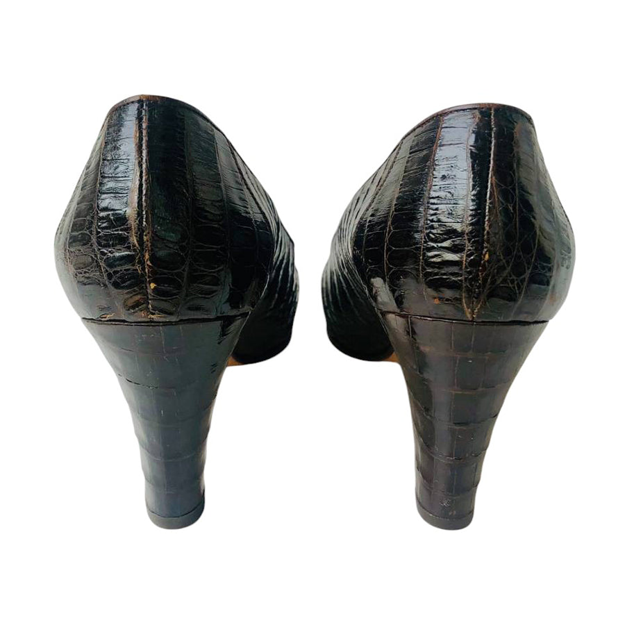 LAMOS Décolleté in Rettile