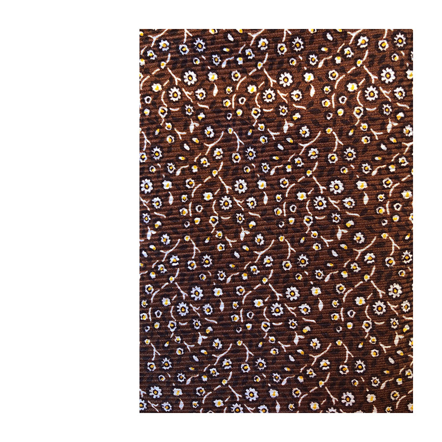 VINTAGE UNSIGNED Cravatta in Seta Pura