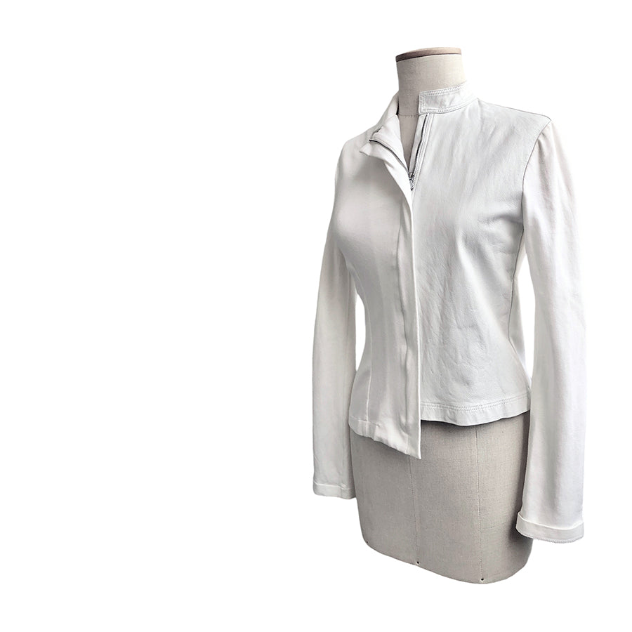 LIVIANA CONTI Giacca in Jersey e Ecopelle