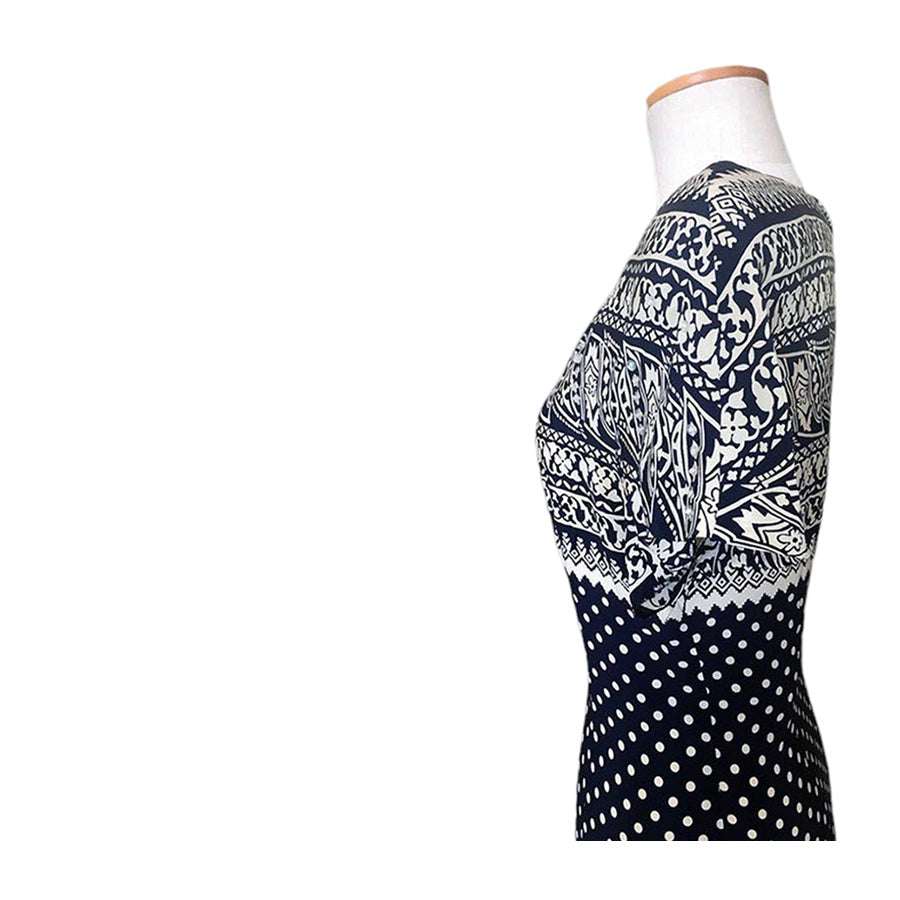 FIORELLA RUBINO & MILA SCHÖN Abito in Seta