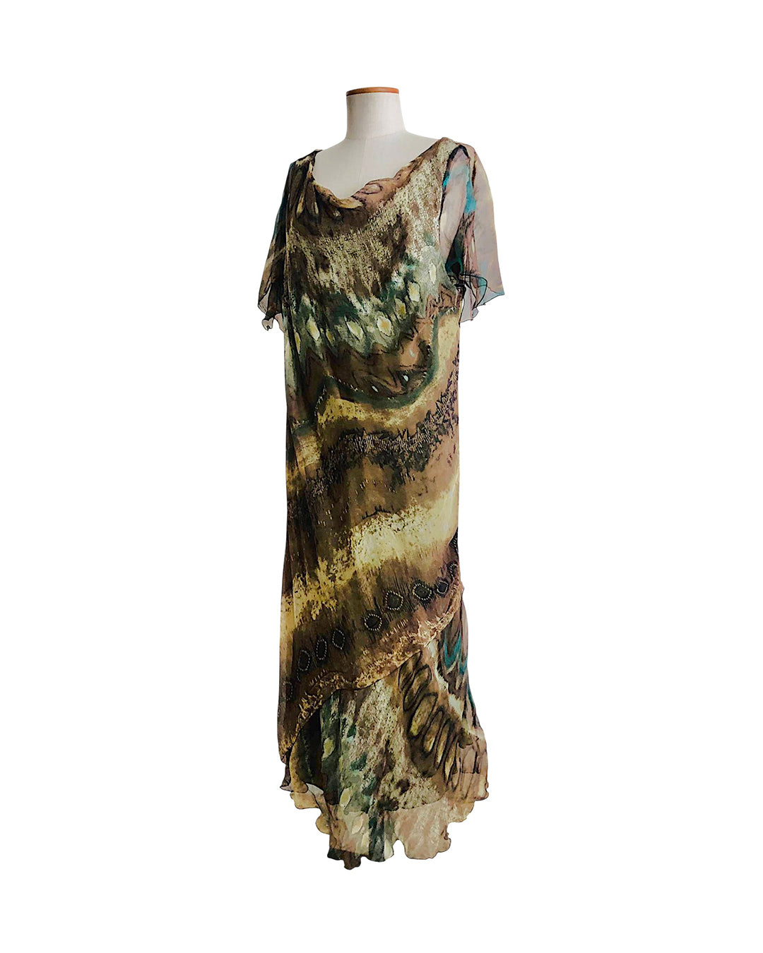 LUISA VIOLA Maxidress in Seta