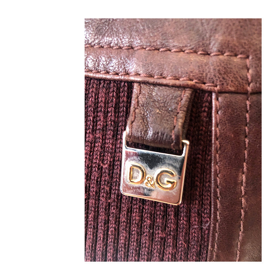 DOLCE&GABBANA Chiodo in Pelle