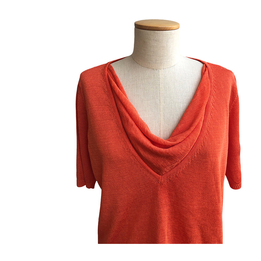 LUISA SPAGNOLI Blusa in Lino e Viscosa