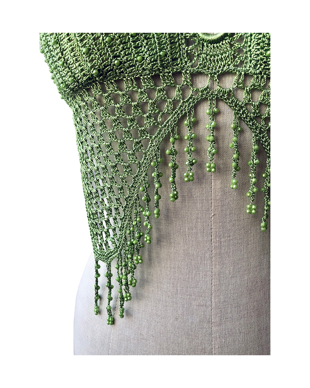 VINTAGE HANDMADE Top crochet