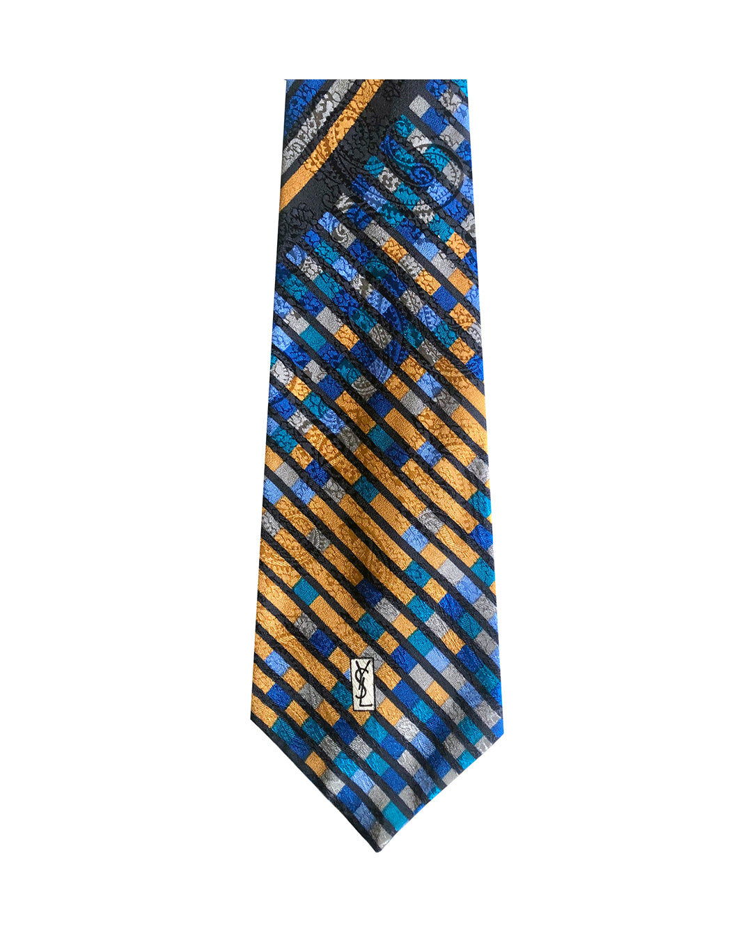 YVES SAINT LAURENT Cravatta in Seta Pura