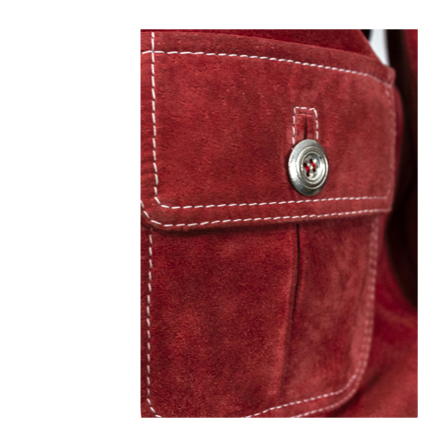 BELFE Bomber in Suede