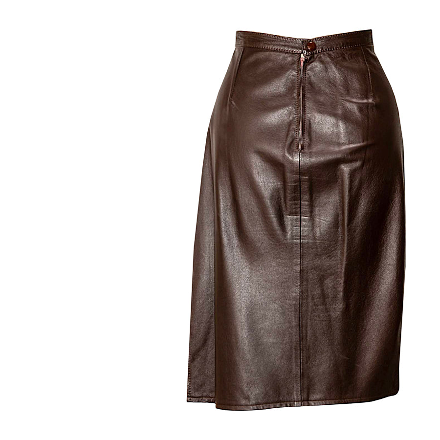 VINTAGE UNSIGNED Gonna in Pelle