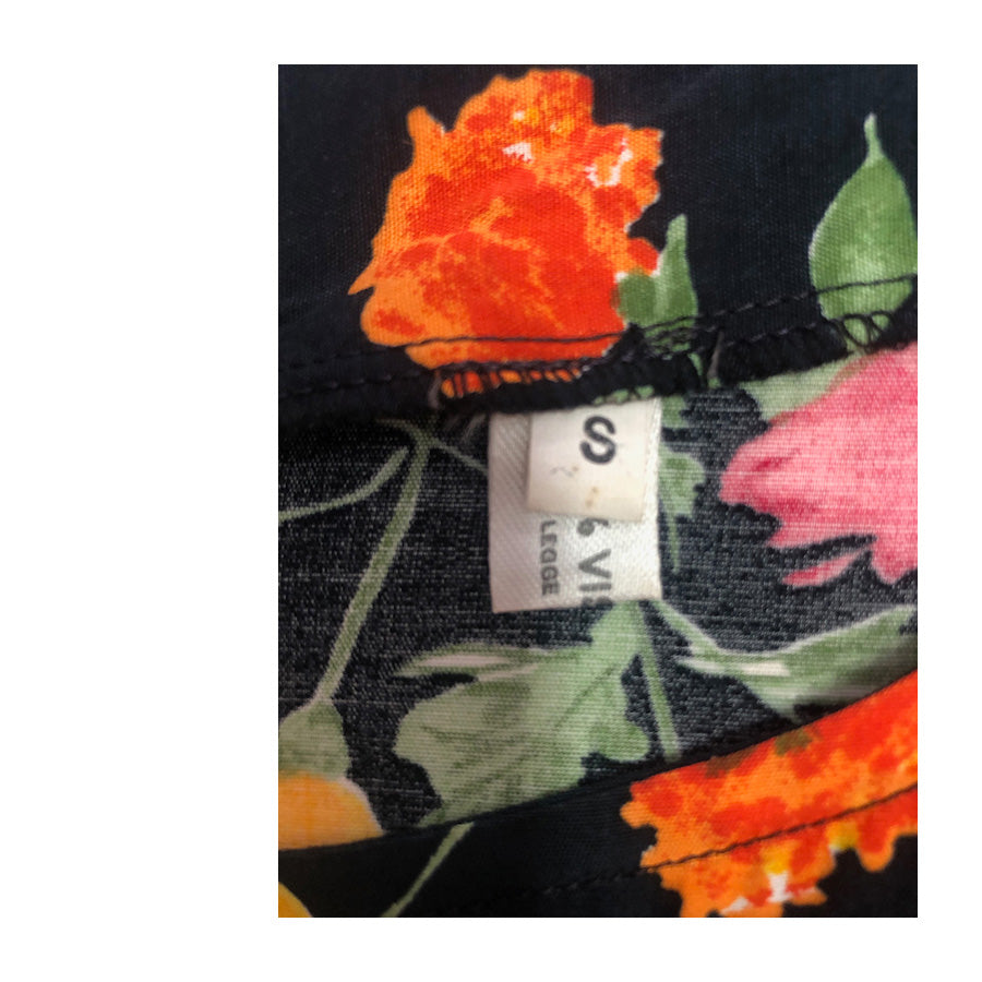 VINTAGE UNSIGNED Abito in Viscosa