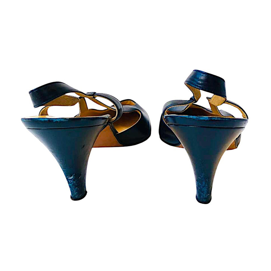 FRAGIACOMO Slingback Bicolore