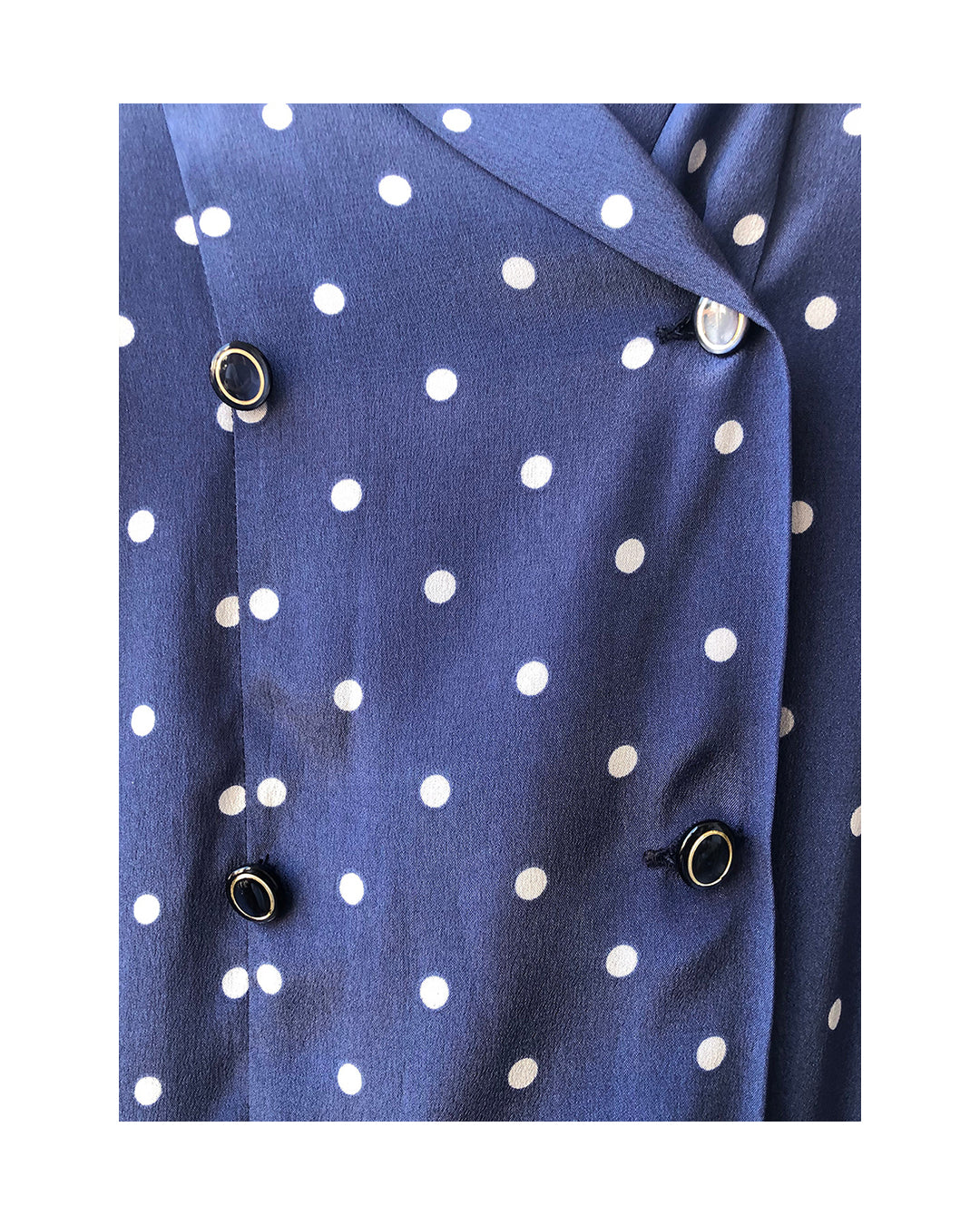VINTAGE UNSIGNED Camicia in Seta