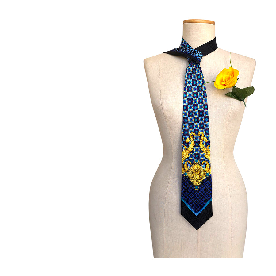 GIANNI VERSACE Cravatta in Seta Pura