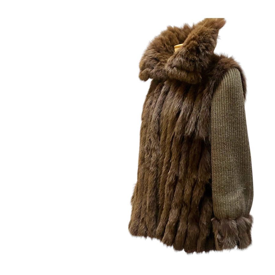 WANDEL Giaccone in Maglia e Visone