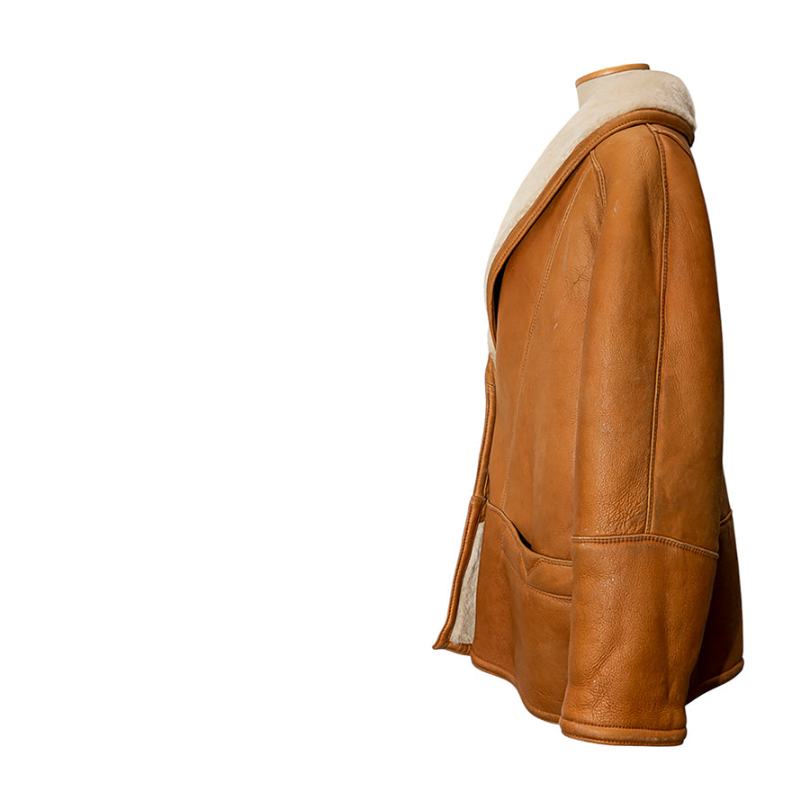 VINTAGE UNSIGNED Shearling Oversize