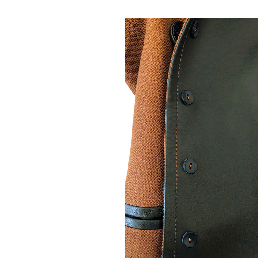 MARIO BORSATO COUTURE Completo in Lana, Cashmere e Pelle