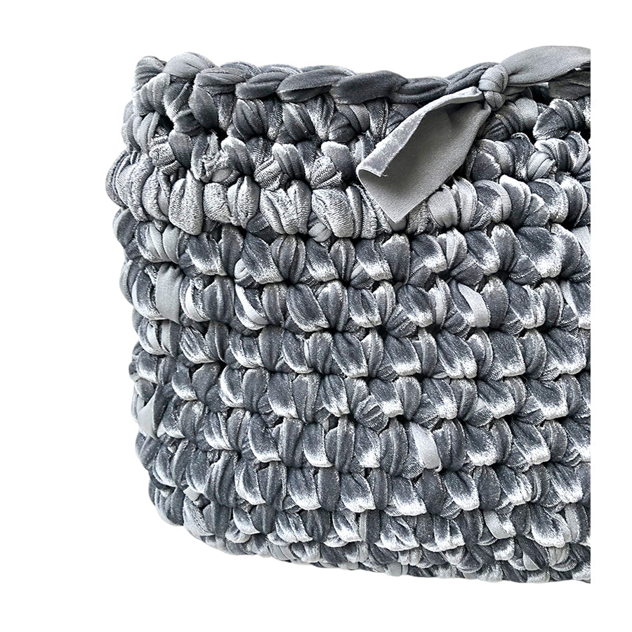 HANDMADE Borsa in Fettuccia di Velluto