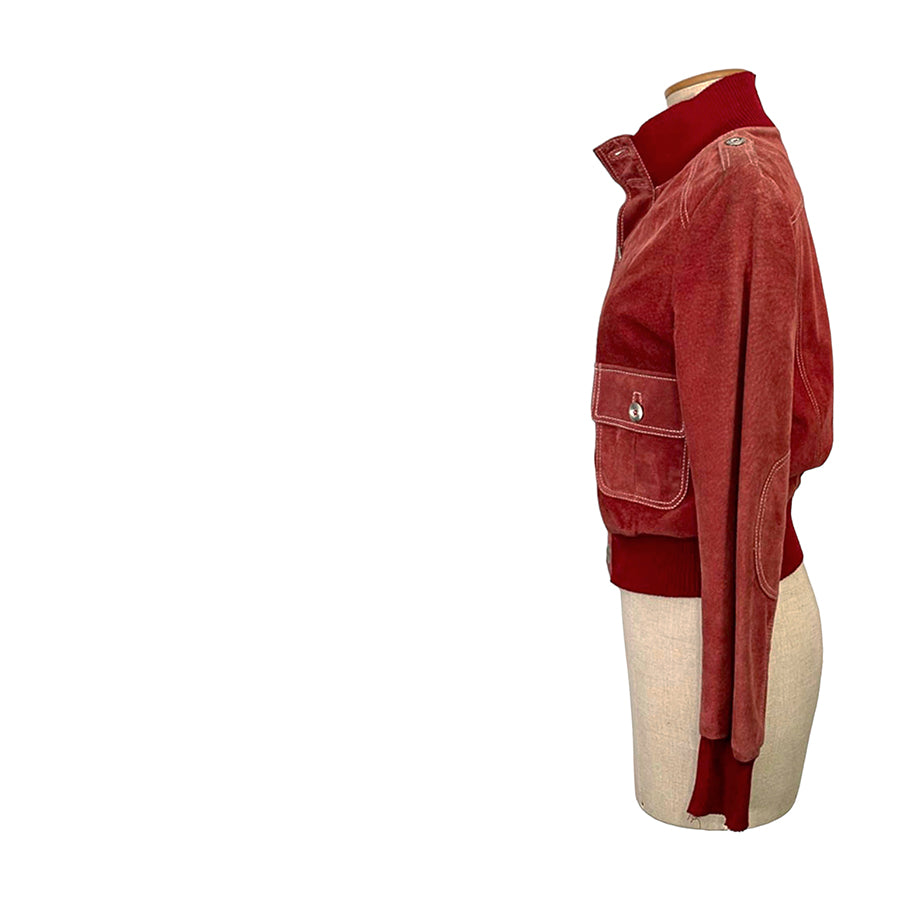 BELFE Bomber in Suede