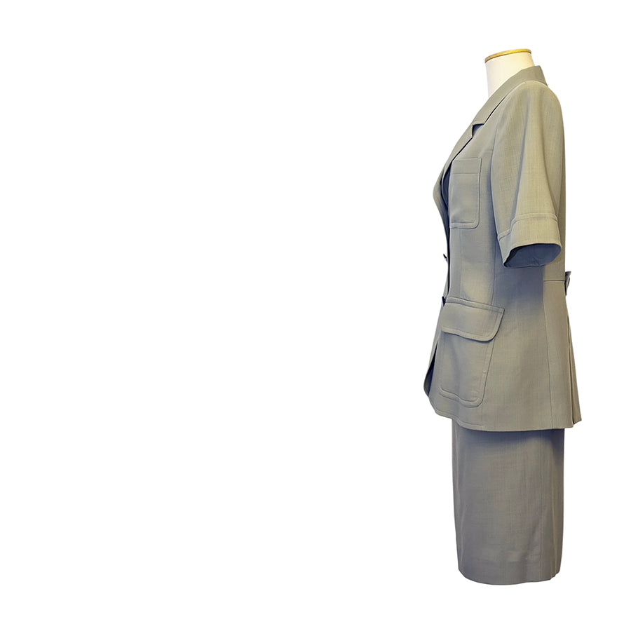 YVES SAINT LAURENT Completo in Fresco di Lana